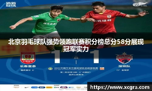 北京羽毛球队强势领跑联赛积分榜总分58分展现冠军实力